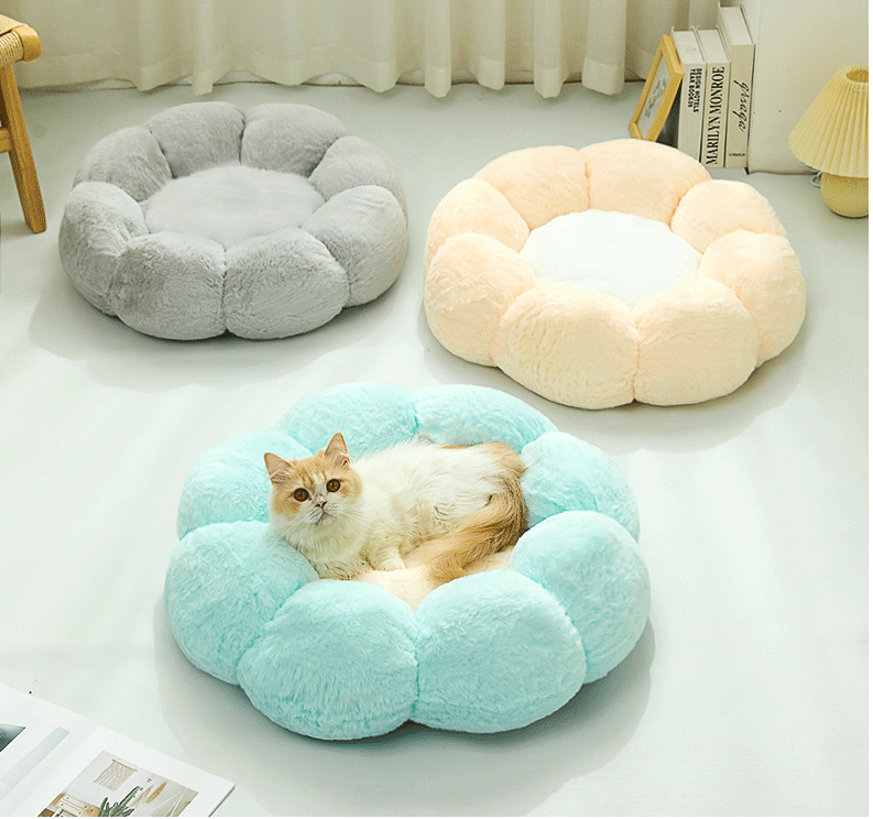 Fluffy Bliss Donut Pet Bed