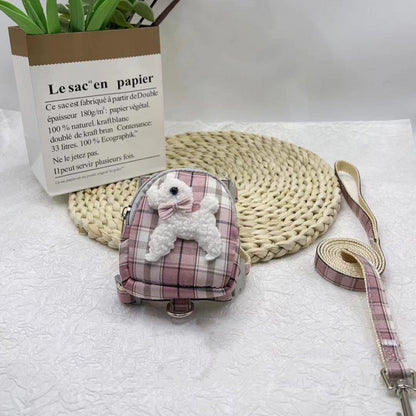 Teddy Bear Pet Backpack Harness