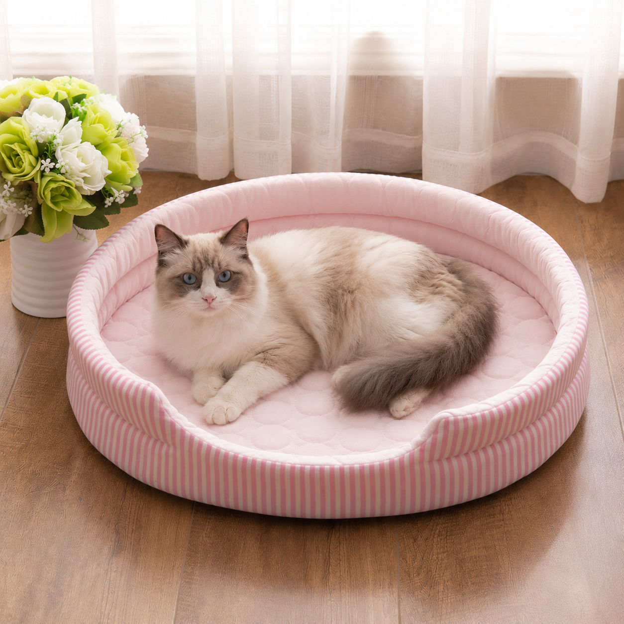 Pet Nest Ice Silk Cooling Bed