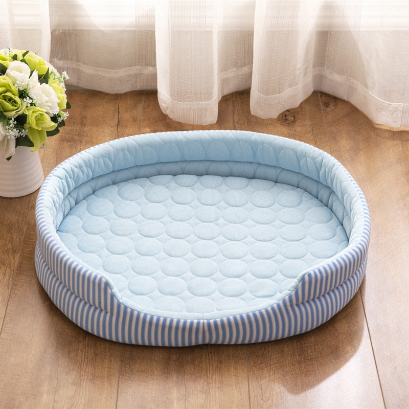 Pet Nest Ice Silk Cooling Bed