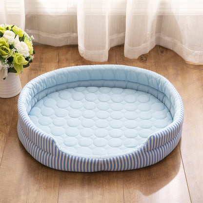 Pet Nest Ice Silk Cooling Bed