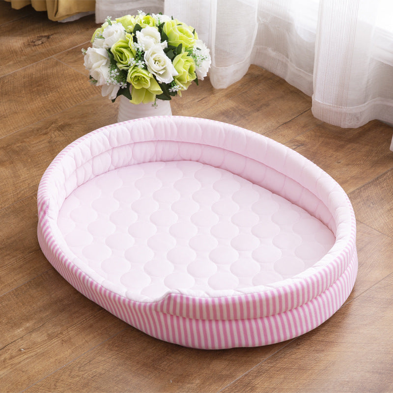 Pet Nest Ice Silk Cooling Bed