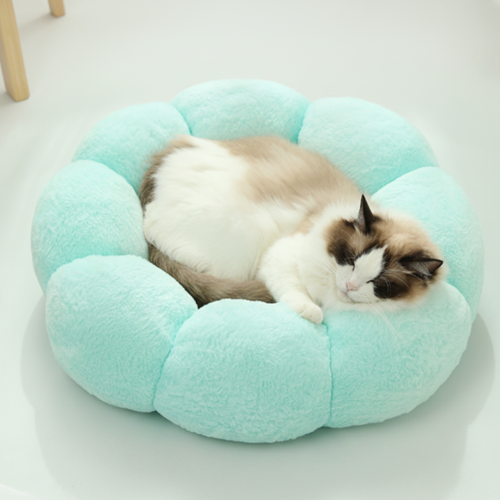 Fluffy Bliss Donut Pet Bed